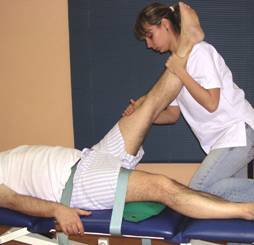 estiramiento de la musculatura isquiotibial