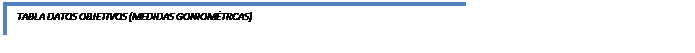  TABLA DATOS OBJETIVOS (MEDIDAS GONIOMÉTRCAS)