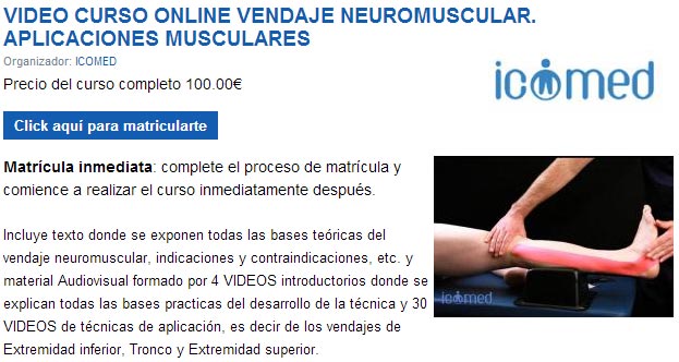 endaje Neuromuscular  calcaneo plantar