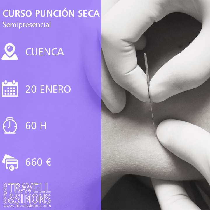 Fisioterapia conservadora e invasiva del síndrome de dolor miofascial (punción seca). 60 HORAS. TRAVELL Y SIMONS. Cuenca Fisioterapia conservadora e invasiva del síndrome de dolor miofascial (punción seca). 60 HORAS. TRAVELL Y SIMONS. Cuenca