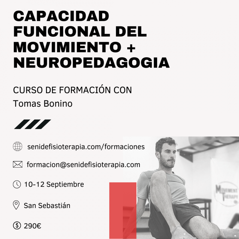 Curso Capacidad Funcional del Movimiento + Neuropedagogia aplicada al movimiento