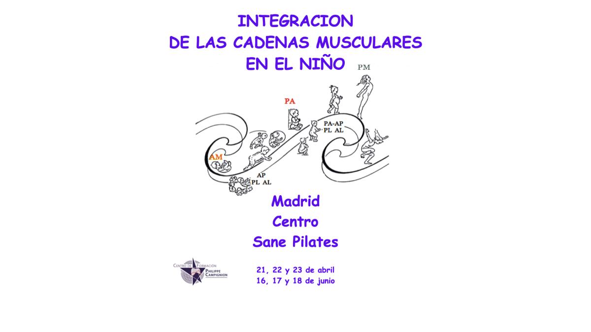 Integración de las Cadenas Musculares en el Niño Integración de las Cadenas Musculares en el Niño