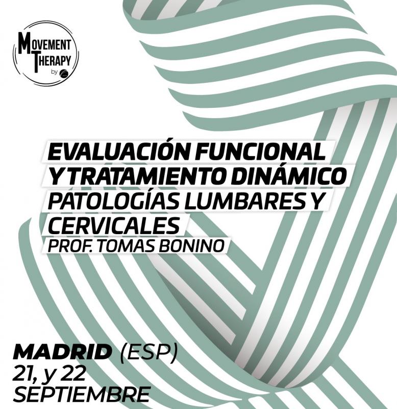 MOVEMENT THERAPY - Evaluación funcional y tratamiento dinámico de las disfunciones lumbares y cervicales. MOVEMENT THERAPY - Evaluación funcional y tratamiento dinámico de las disfunciones lumbares y cervicales.