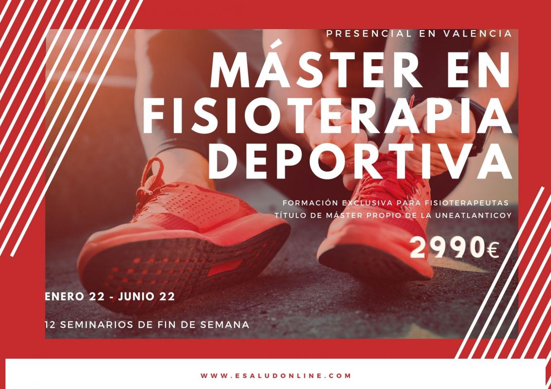 Máster en Fisioterapia Deportiva Máster en Fisioterapia Deportiva