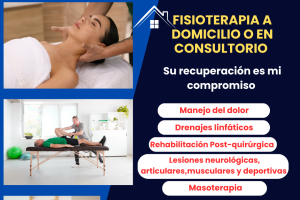 Atención de Fisioterapia | Lic. Angel García | Consultorio y domicilio 