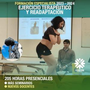 Formación Especialista en Ejercicio Terapéutico y Readaptación. MADRID 2023-24