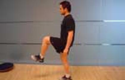 Programa de entrenamiento de ejercicios propioceptivos de rodilla