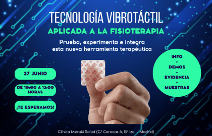 Jornada Experiencial de Estimulación Vibrotáctil para Fisioterapeutas