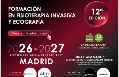 Formación Fisioterapia Invasiva y Ecografia Madrid. Titulo Propio  UDIMA. CFC