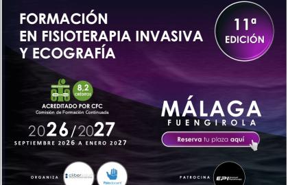 Formacion  Fisioterapia Invasiva y Ecografia  MALAGA. Titulo Propio UDIMA.  Curso Acreditado CFC