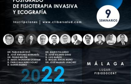 Postgrado Fisioterapia Invasiva y Ecografia  MALAGA. Titulo Propio UCAM.  Curso Acreditado.