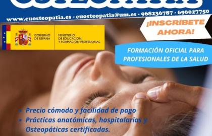 Máster Universitario en Osteopatía. Universidad de Murcia