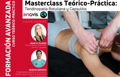 Tendinopatía Rotuliana y Capsulitis Adhesiva - Masterclass Teórico-Práctica en Santiago de Compostela