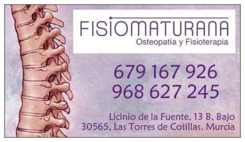 Fisiomaturana, Osteopatía y Fisioterapia.