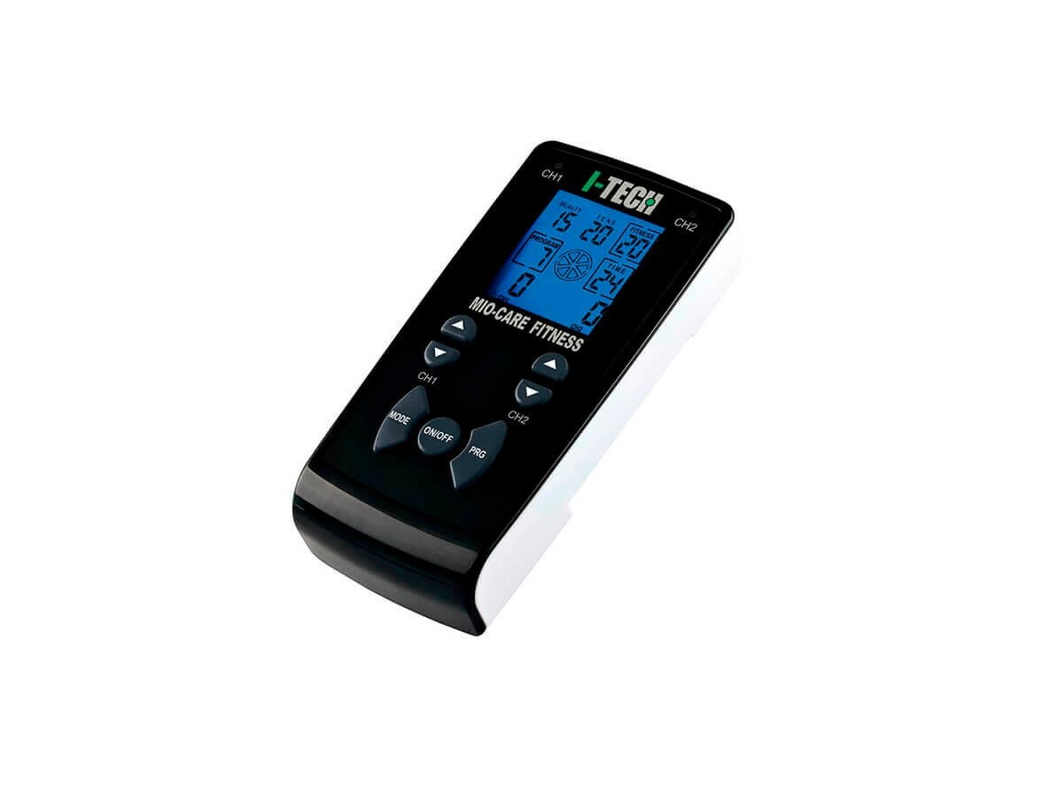 Électrostimulateur Mio-Care Fitness – 2 Canaux, 8 électrodes, 55 Programmes (médical, Beauté, Fitness), écran LCD