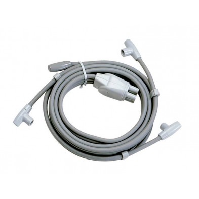 Conector de 4 tubos para pernera, funda de brazo o faja abdominal para presoterapia i-Press Conector de 4 tubos para pernera, funda de brazo o faja abdominal para presoterapia i-Press