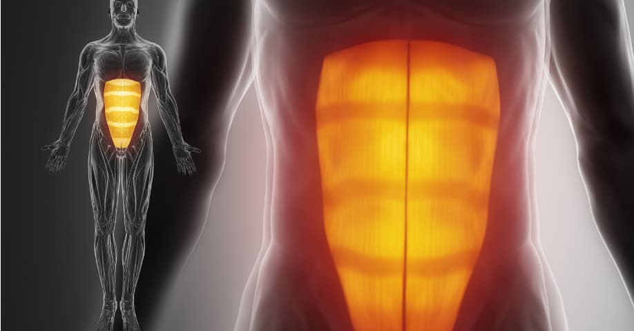 Beneficios de la electroestimulación del recto abdominal