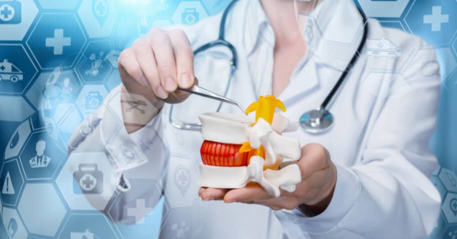 Tratamiento y diagnóstico de una protrusión discal del paciente
