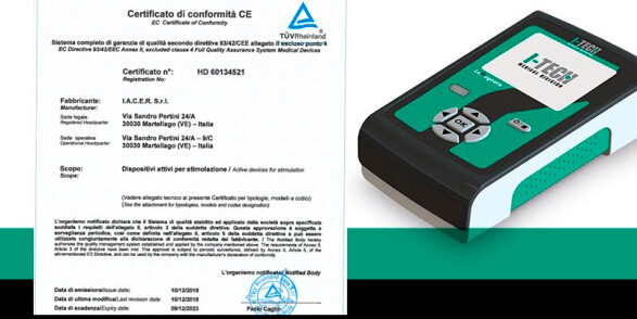 Equipos de magnetoterapia I-Tech con reconocimiento de dispositivo médico